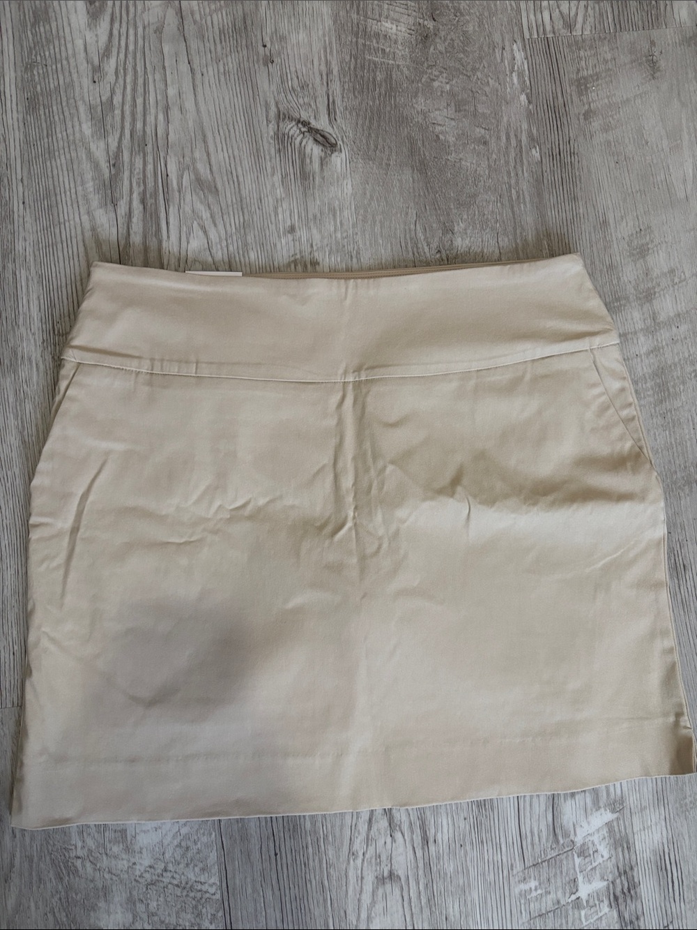 Cream Mini Skort L